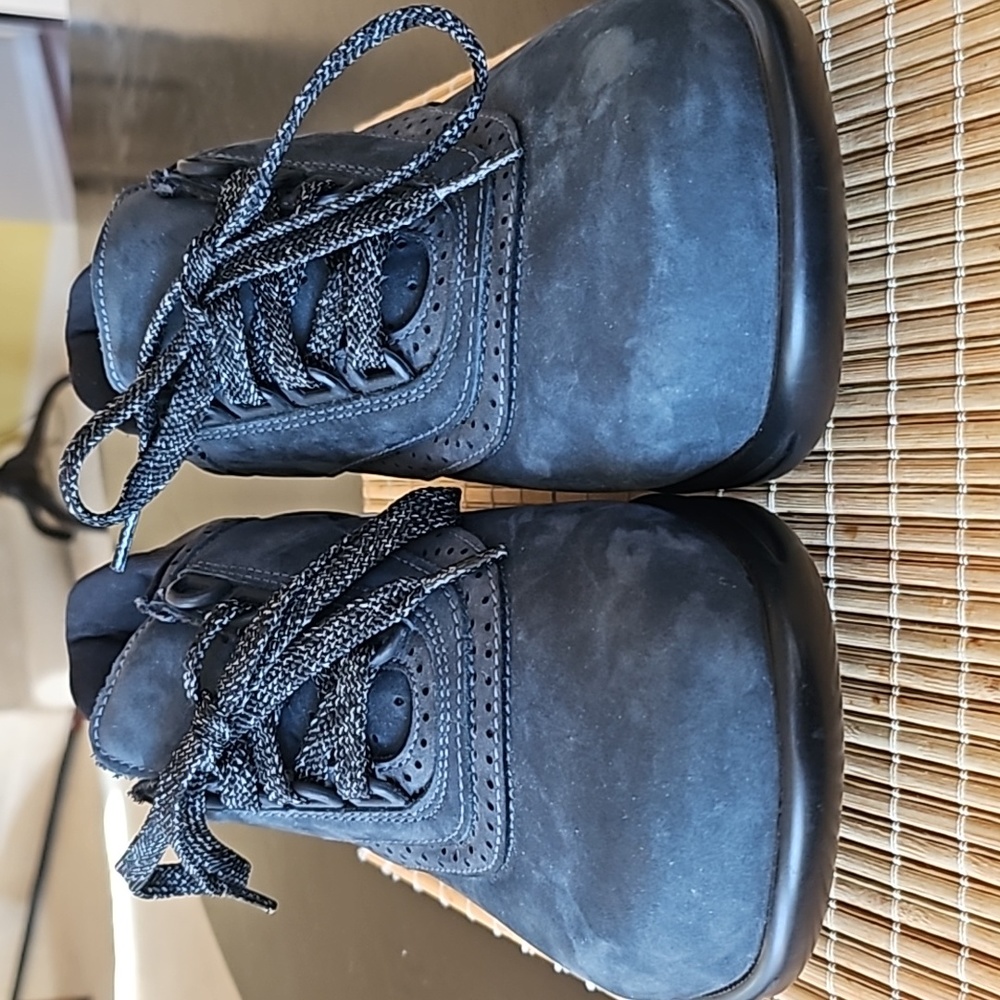 SAS Walk Easy Navy Suede 7.5WW